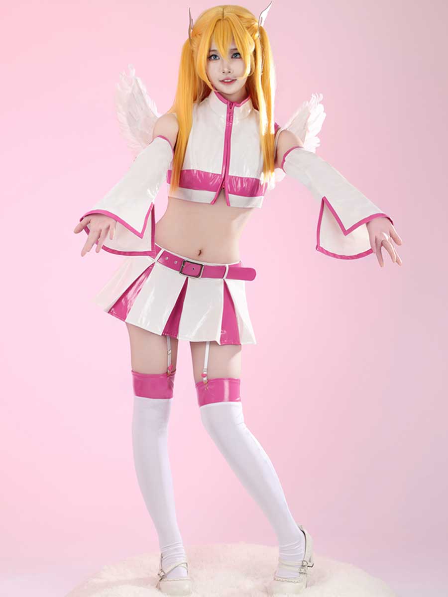 Anime Black & White Angel Costume