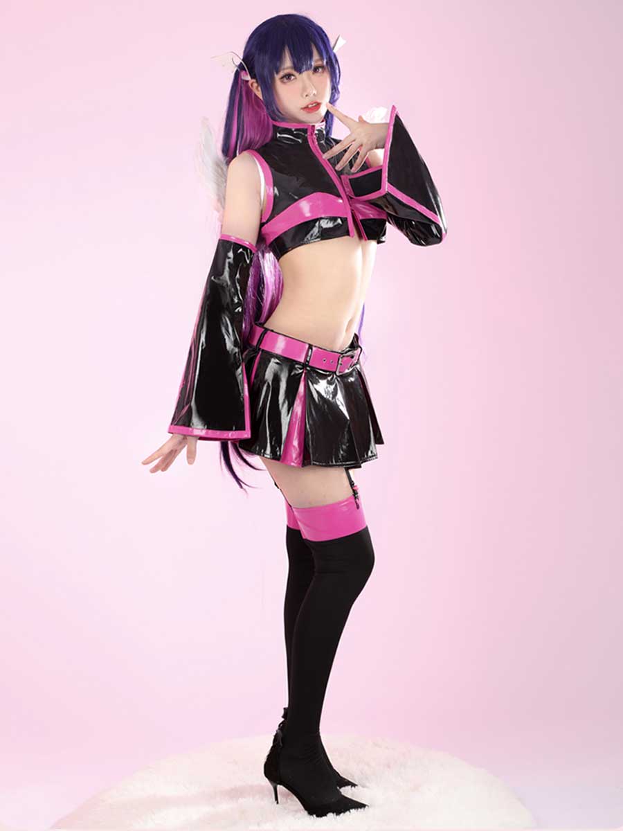 Anime Black & White Angel Costume
