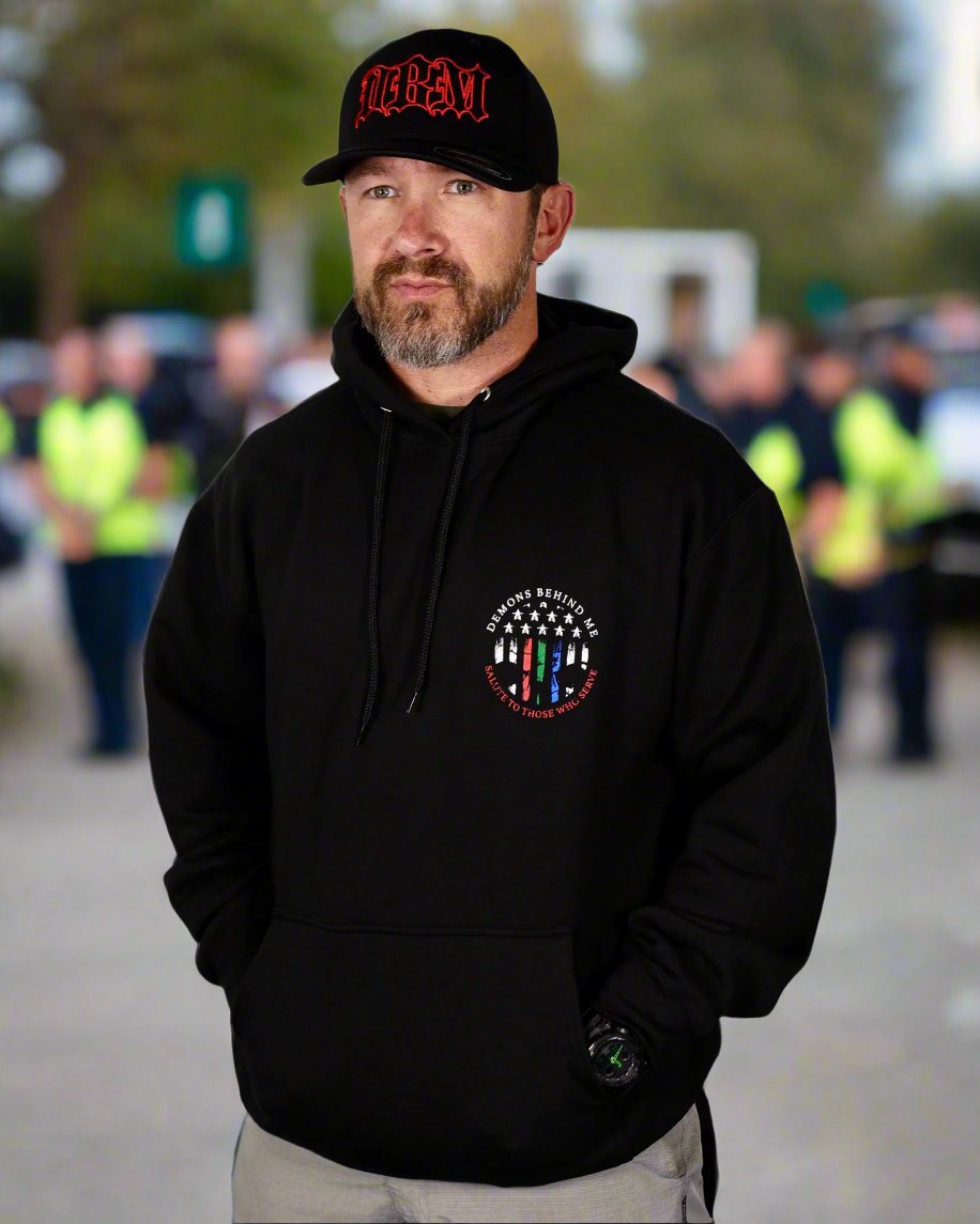 CLOSEOUT - "Salute To Those Who Serve" Hoodie