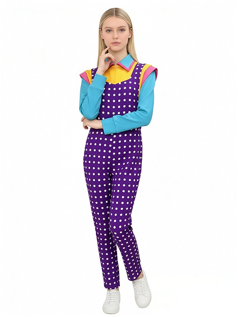 Kids Polka Dot Jumpsuit Costume