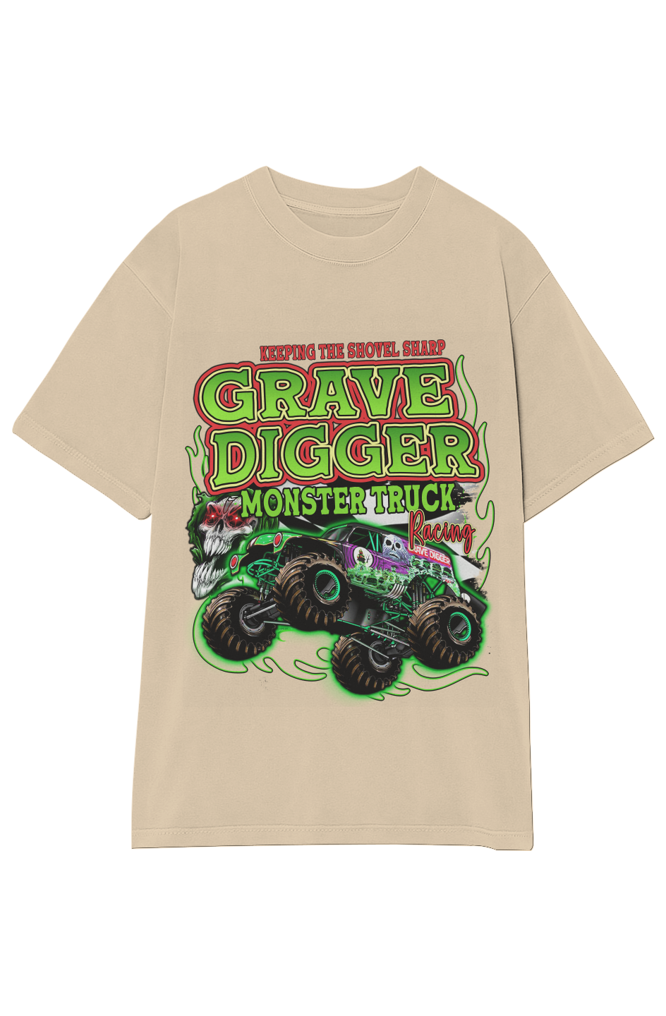 GRAVE DIGGER MONSTER JAM VINTAGE TEE