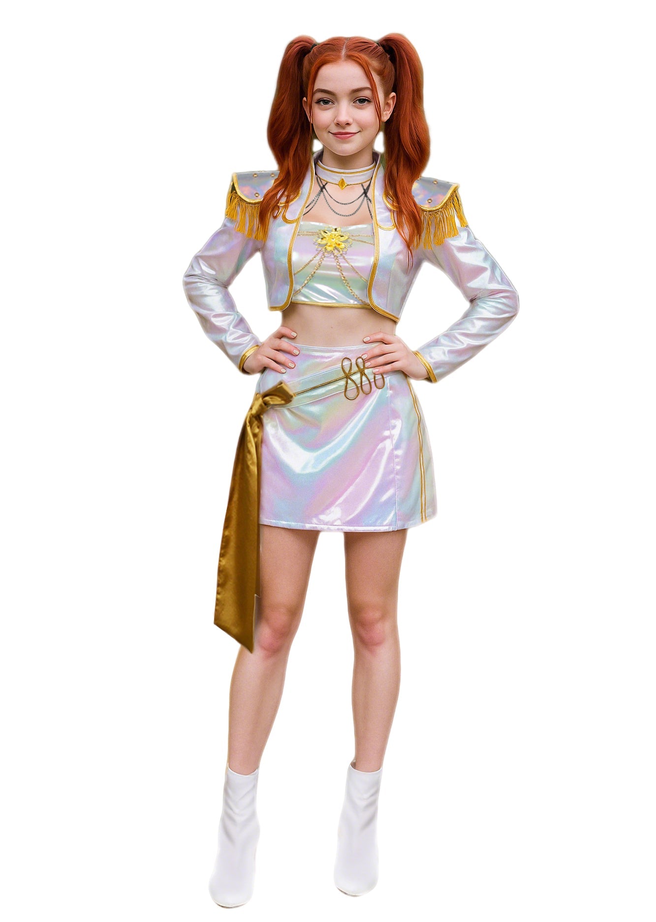 Super Idol White Stage Uniform
