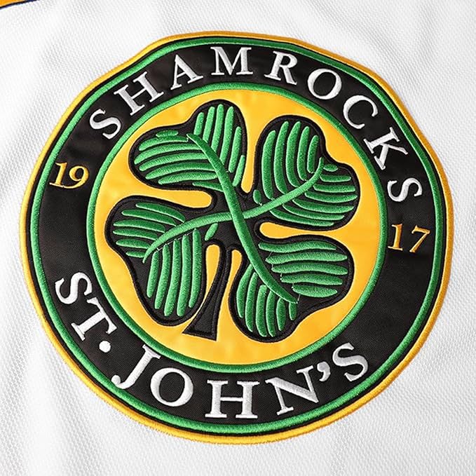 Ross The Boss Rhea #3 St John’s Shamrocks Hockey Jersey – Goon-Inspired Throwback, Stitched Letters, Sizes S–5XL