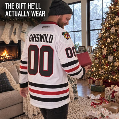 Griswold #00 Movie Hockey Jersey – Stitched Letters and Numbers Authentic Fabs Apparel S-5XL