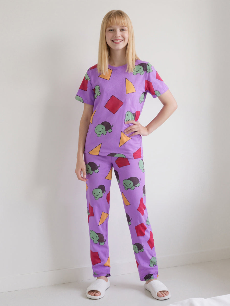 Daily Wear Purple Pajamas