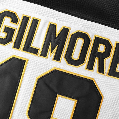 18 Happy Gilmore Hockey Jersey for Men,Boston Adam Sandler 1996 Movie Ice Hockey Jersey white  S-3XL