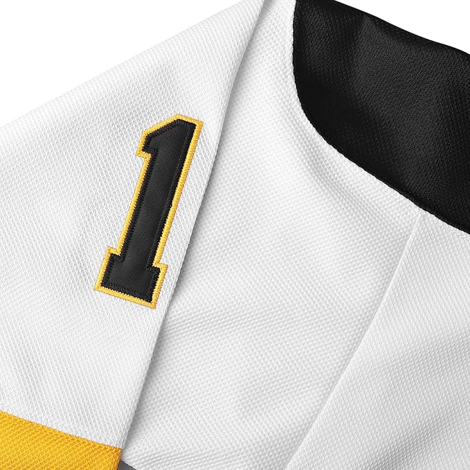 18 Happy Gilmore Hockey Jersey for Men,Boston Adam Sandler 1996 Movie Ice Hockey Jersey white  S-3XL