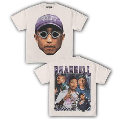 PHARRELL WILLIAMS TEE (Double Sided)