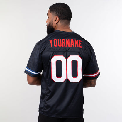 Dominican Republic Heritage Custom Football Jersey