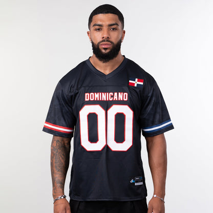 Dominican Republic Heritage Custom Football Jersey