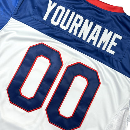 Dominican Republic Heritage Custom Football Jersey