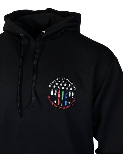 CLOSEOUT - "Salute To Those Who Serve" Hoodie