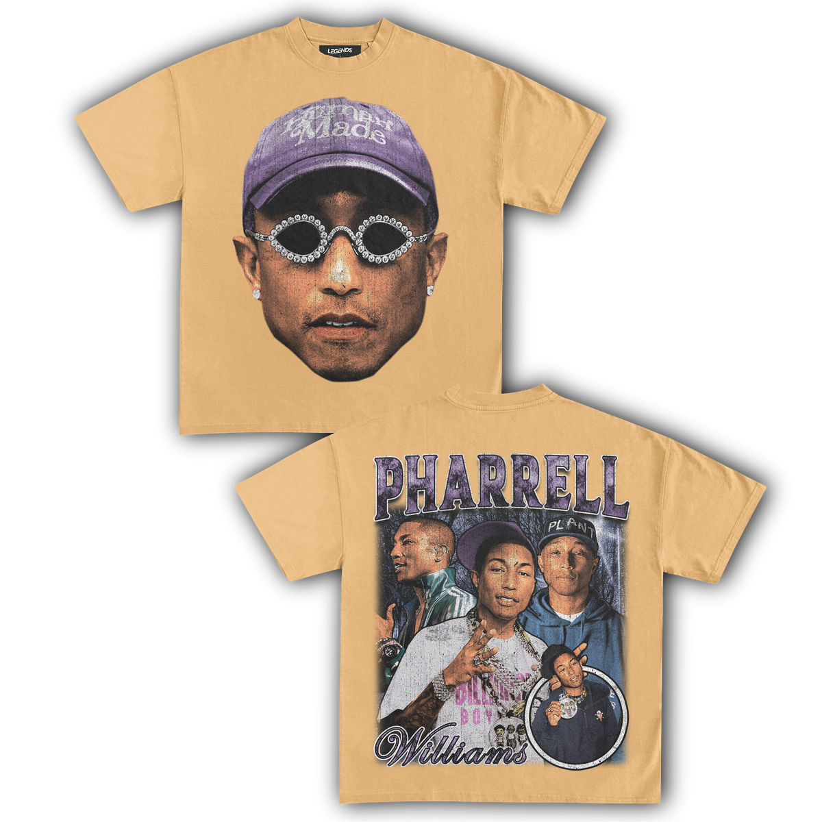 PHARRELL WILLIAMS TEE (Double Sided)
