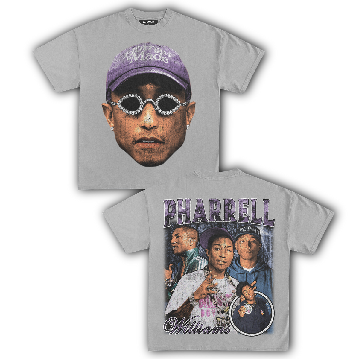 PHARRELL WILLIAMS TEE (Double Sided)