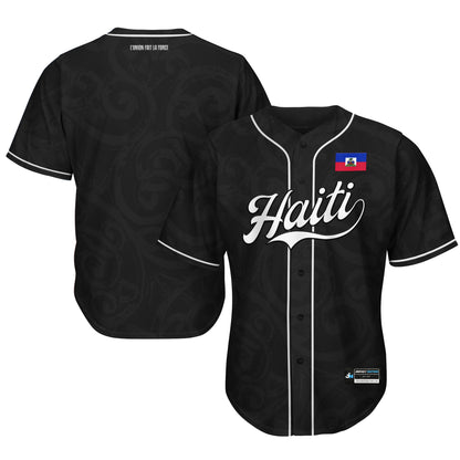 Haiti Heritage Custom Baseball Jersey