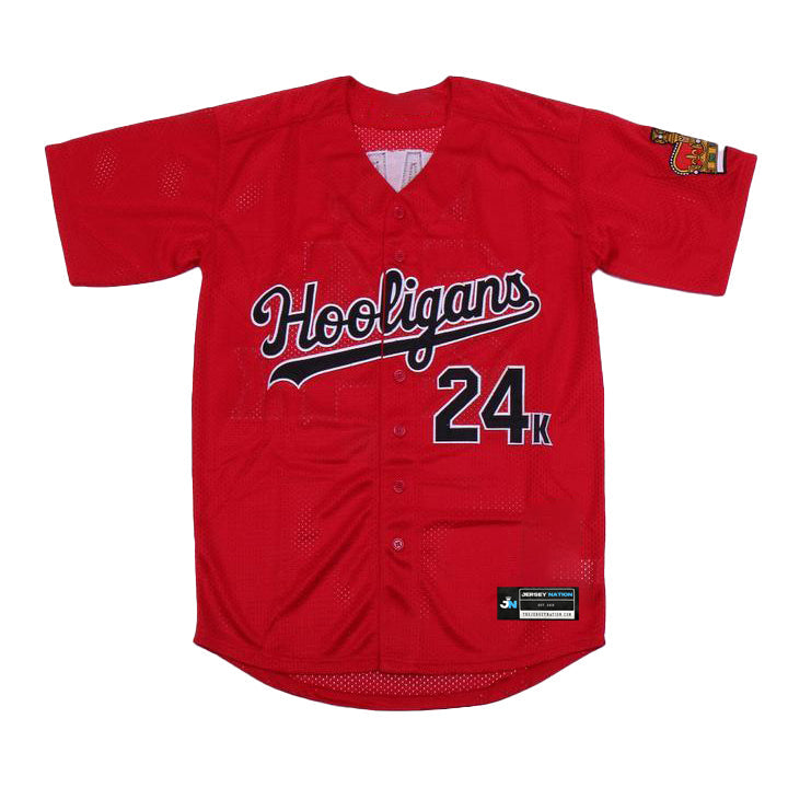 Hooligans 'Mars' 24K Baseball Jersey
