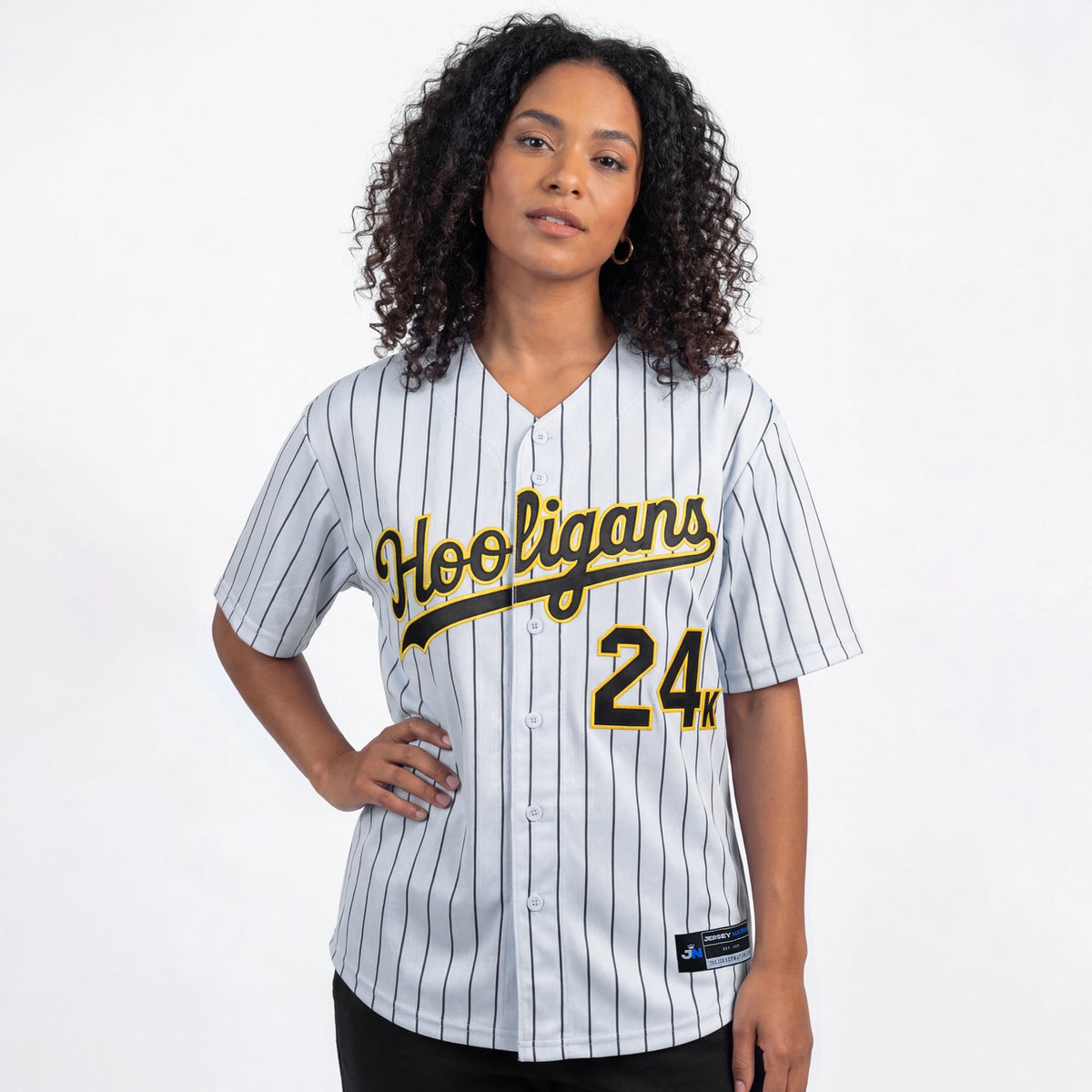 Hooligans 'Mars' 24K Baseball Jersey