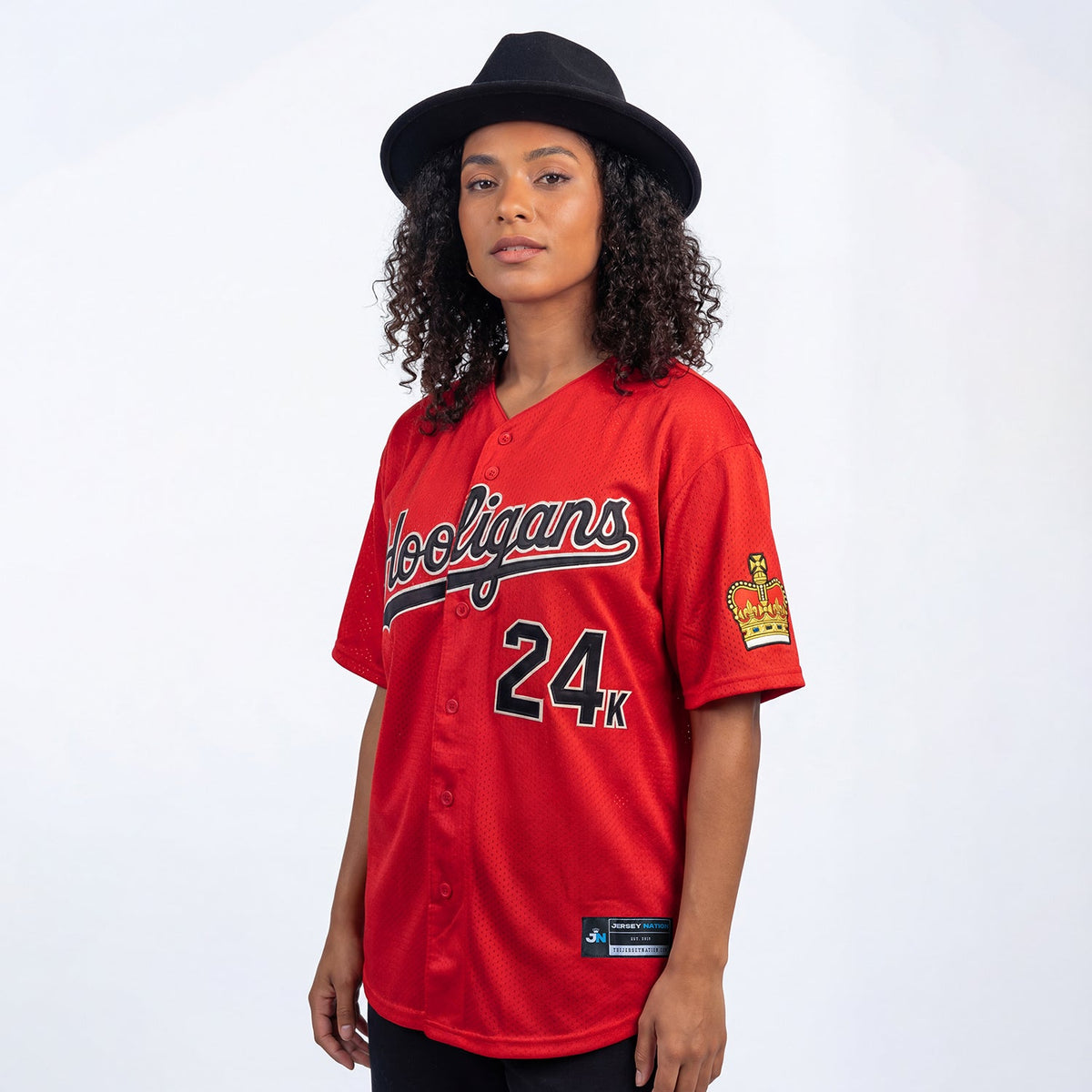 Hooligans 'Mars' 24K Baseball Jersey