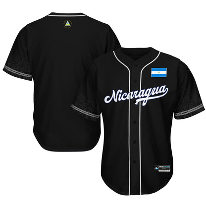 Nicaragua Heritage Custom Baseball Jersey