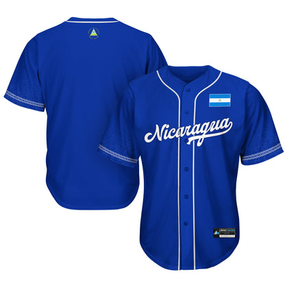 Nicaragua Heritage Custom Baseball Jersey