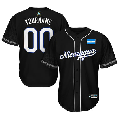 Nicaragua Heritage Custom Baseball Jersey