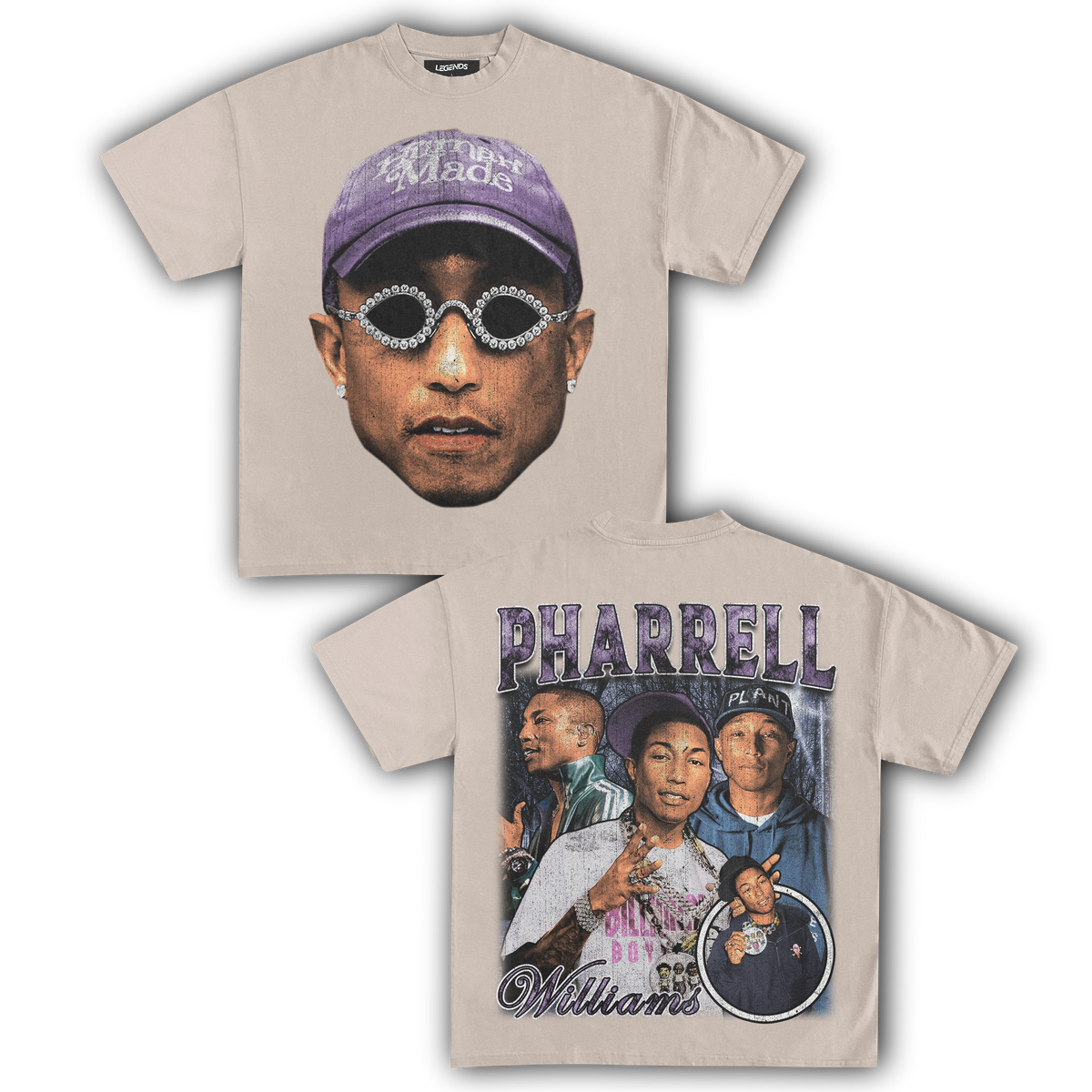 PHARRELL WILLIAMS TEE (Double Sided)