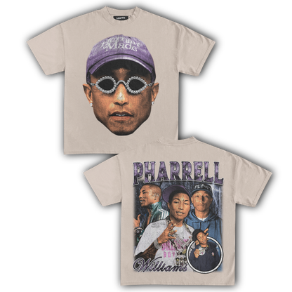 PHARRELL WILLIAMS TEE (Double Sided)