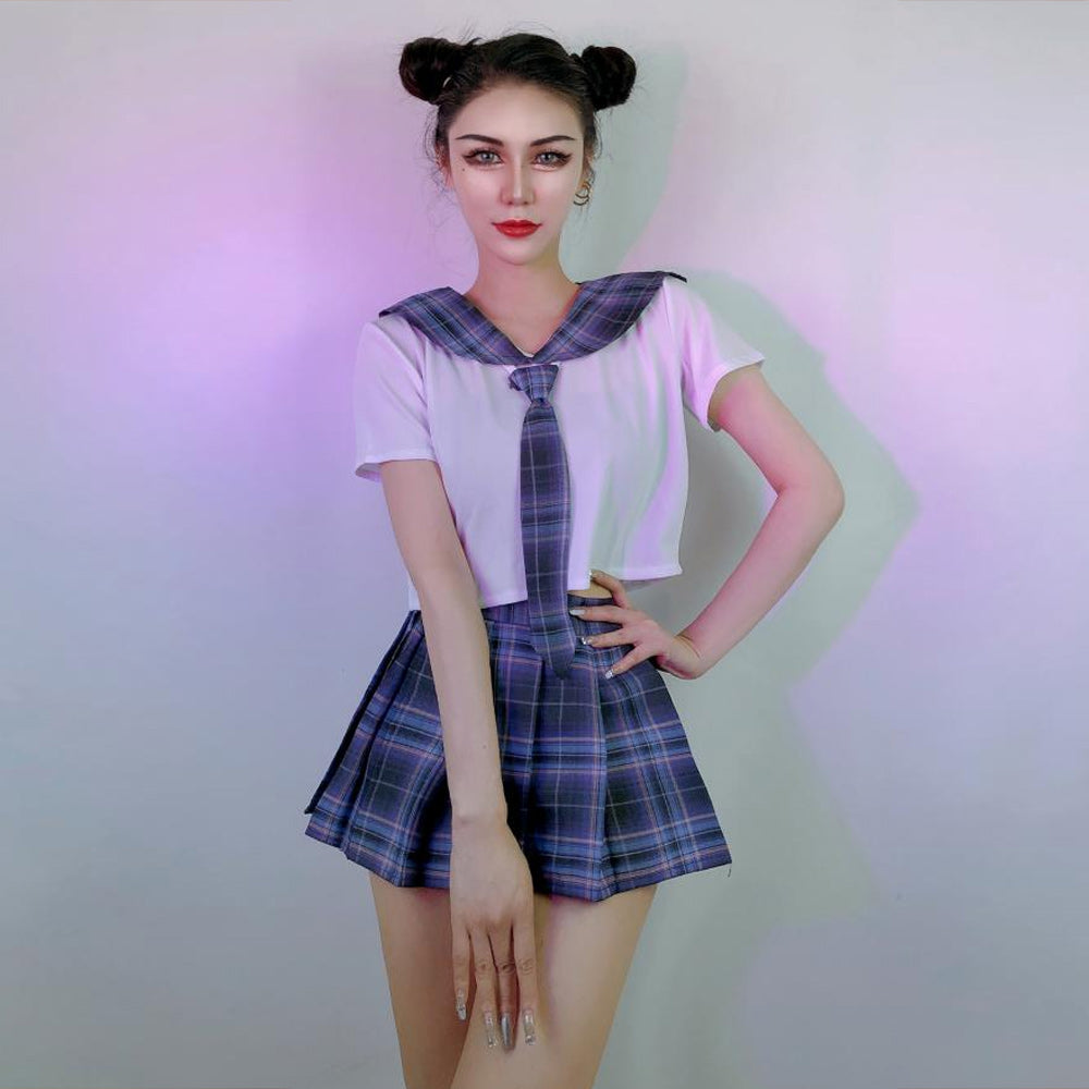 Japanese Anime Shirt and Skirt Outfit