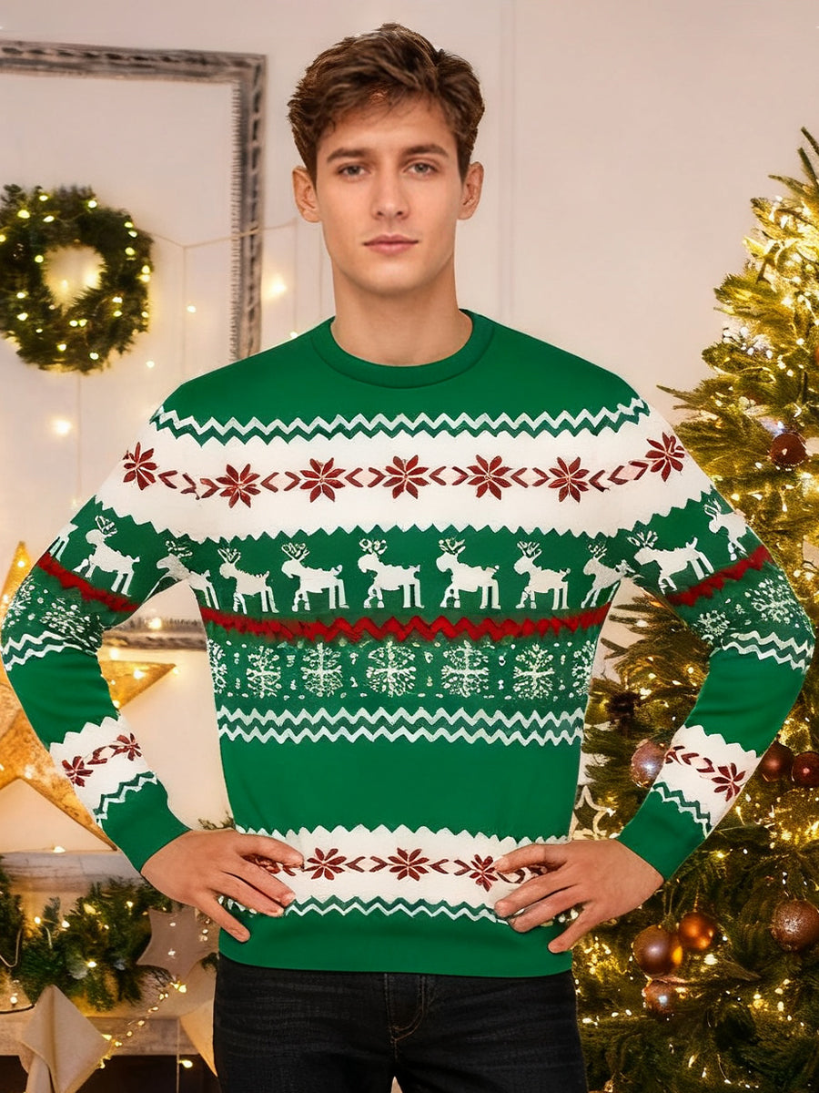 Men's Ugly Christmas Sweater Style Sweatshirt