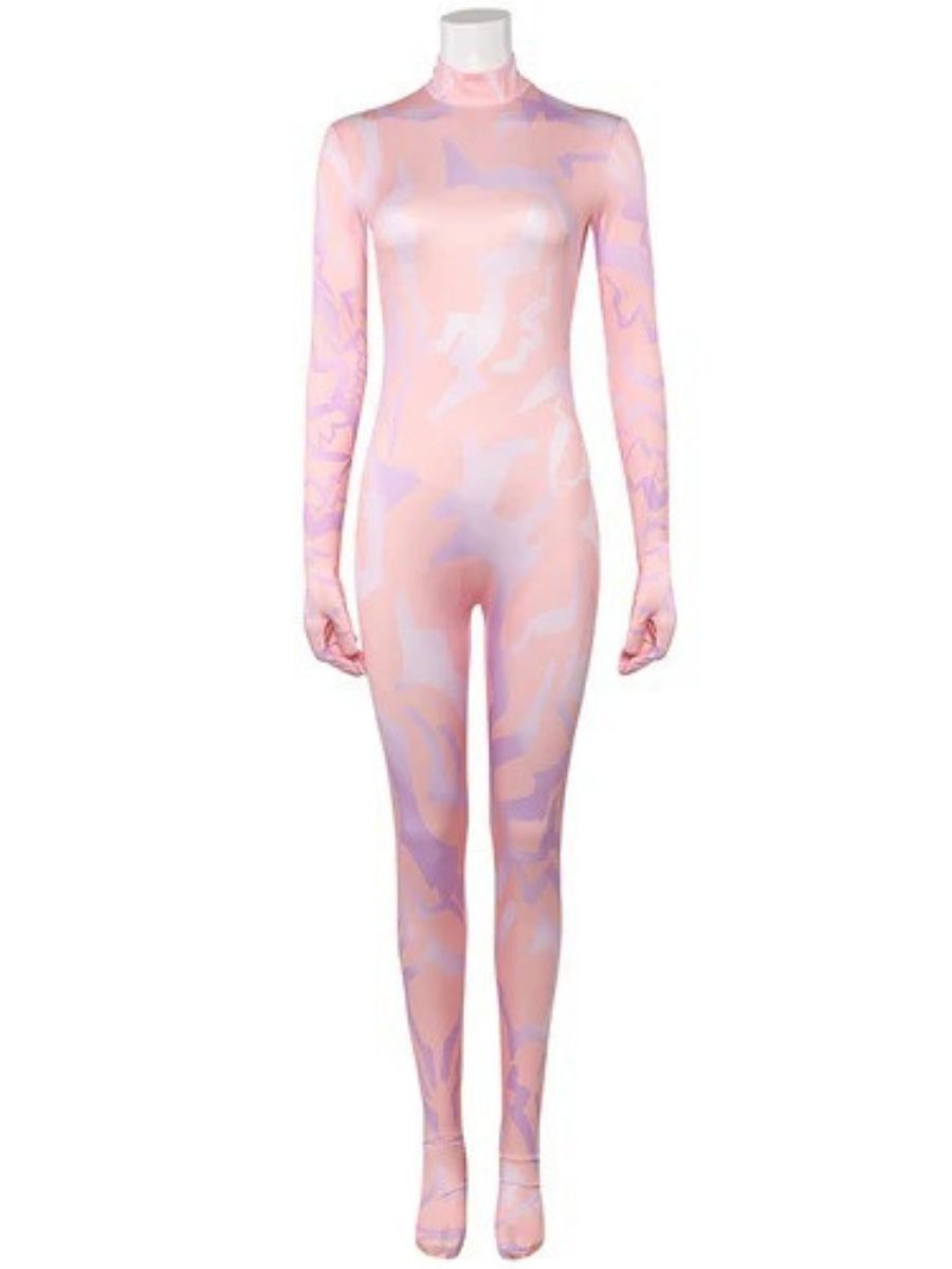 PU Leather POP Star White Costume