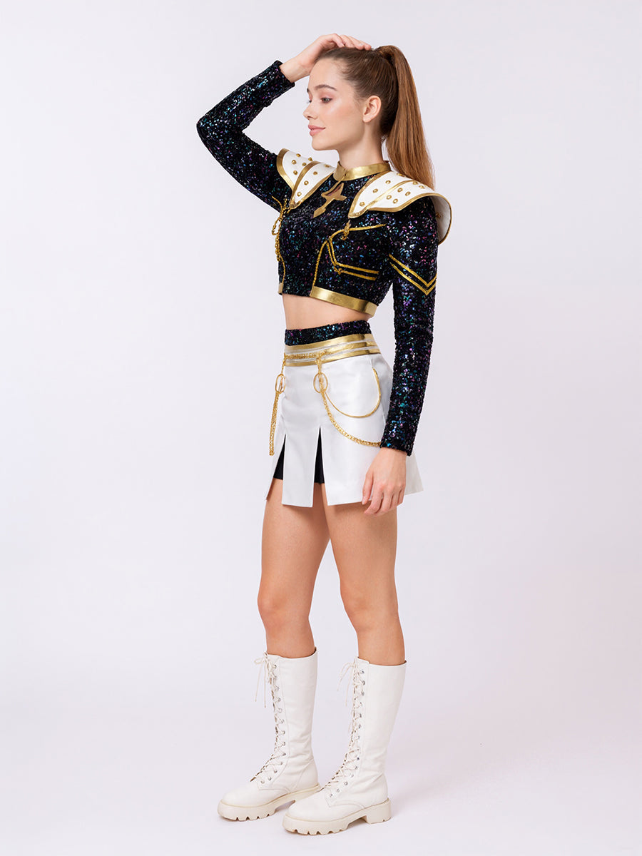 Stage Fashion Gold Costume