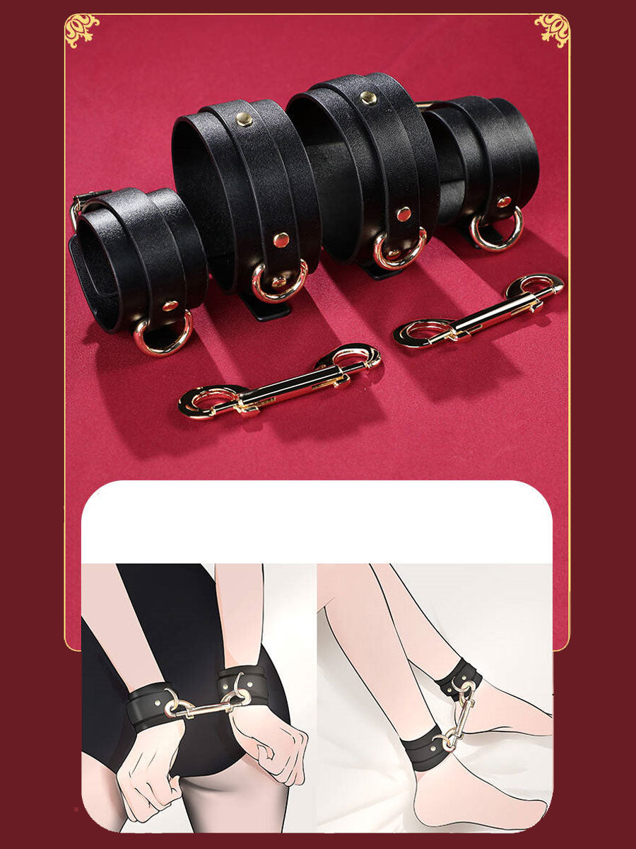 Couples Faux Leather Restraint Kit
