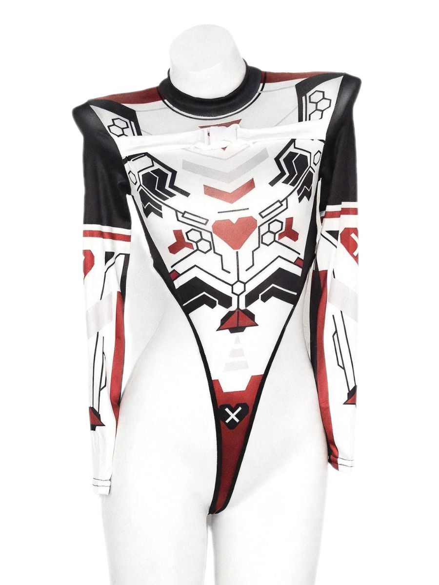 Cyber-Mech High Cut Bodysuit