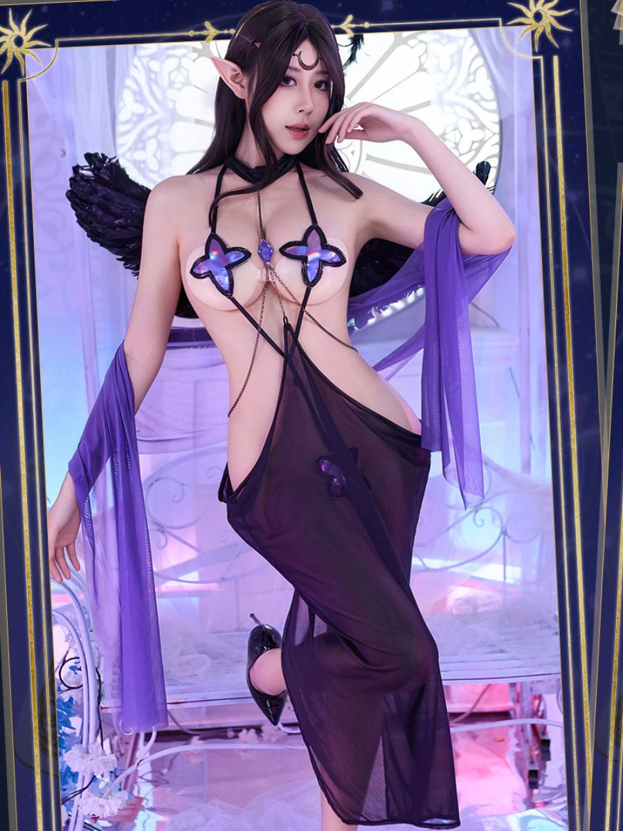 Gothic Goddess Cosplay Lingerie