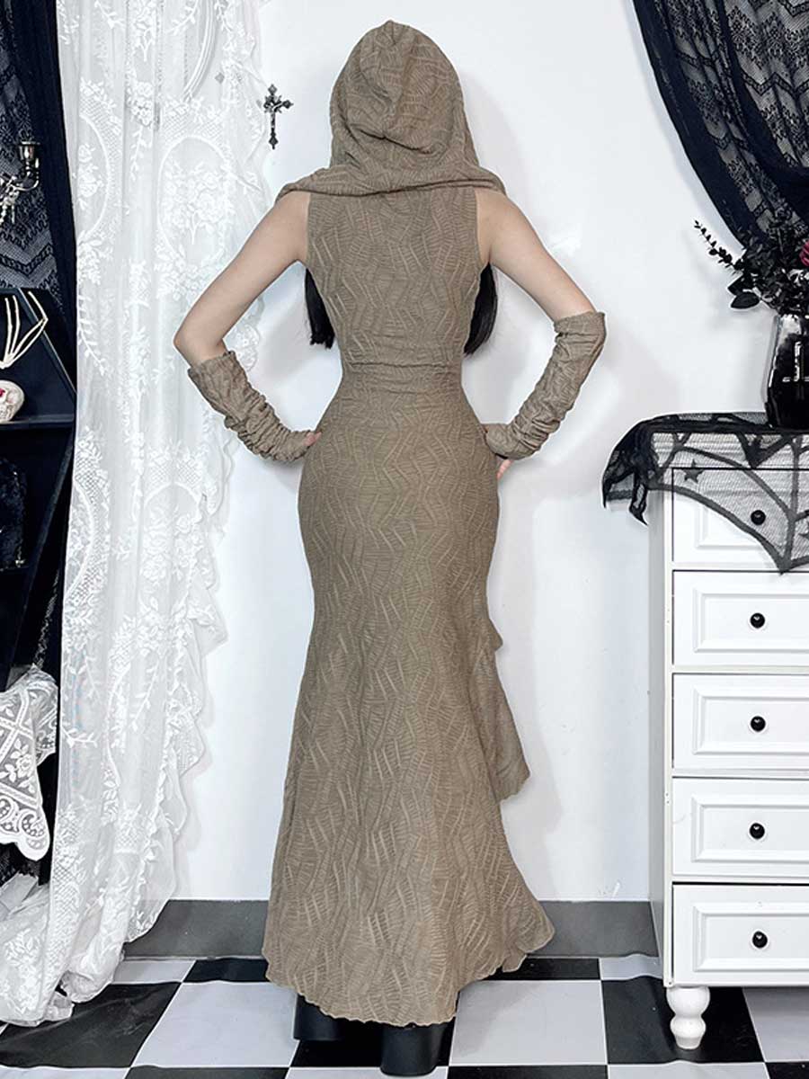 Vintage Hooded Maxi Dress - jonesjonas