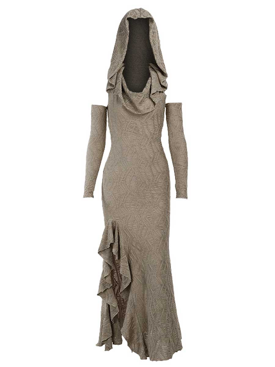 Vintage Hooded Maxi Dress - jonesjonas