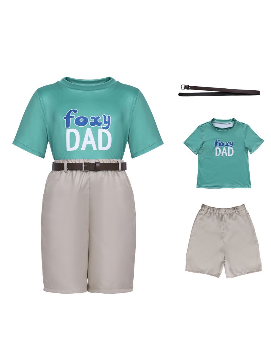 Boys Fox Dad T-Short and Shorts