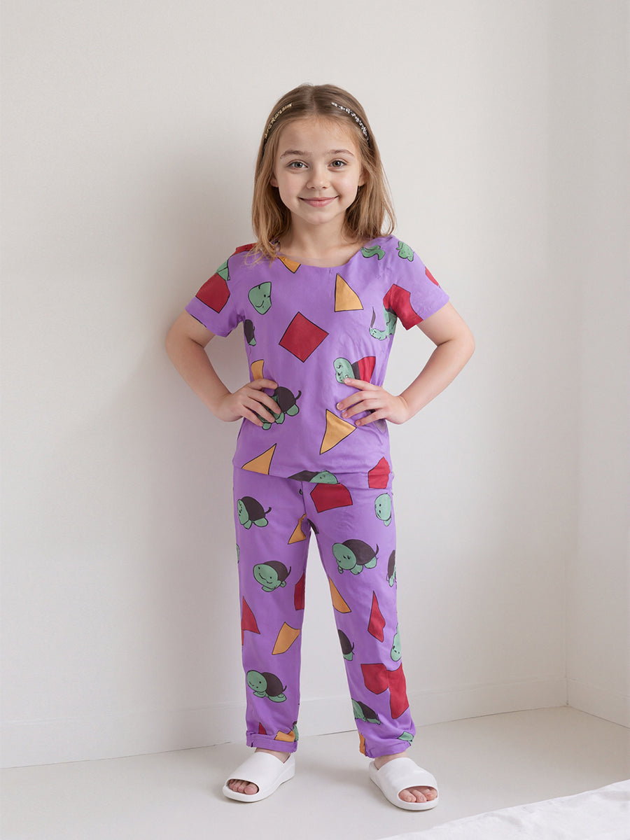 Daily Wear Purple Pajamas