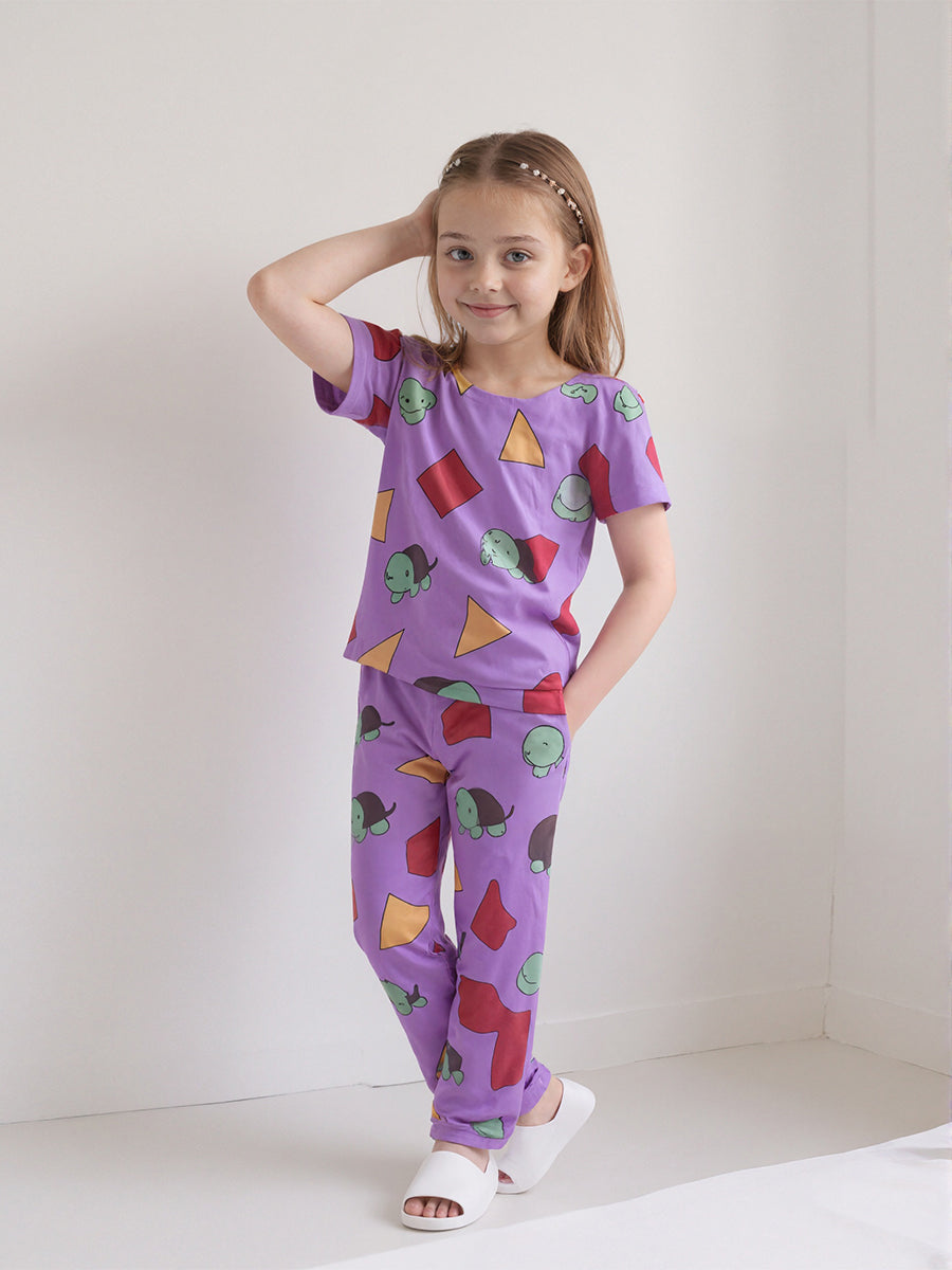 Daily Wear Purple Pajamas