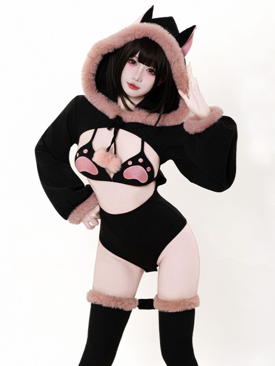 Neko Cat Bodysuit Lingeire Set