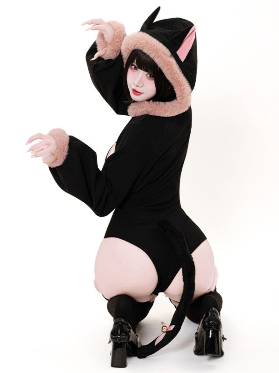 Neko Cat Bodysuit Lingeire Set