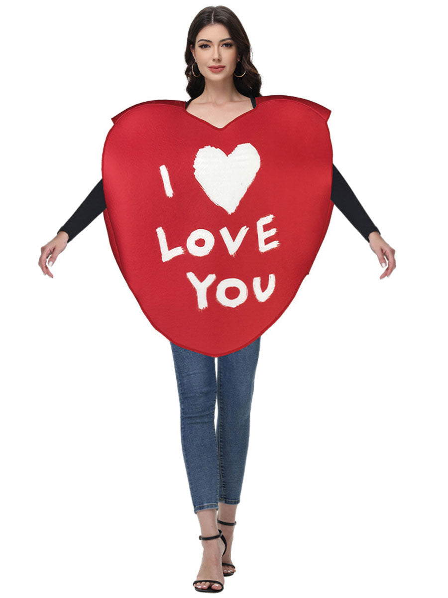 Red Heart Tunic Couples Costume
