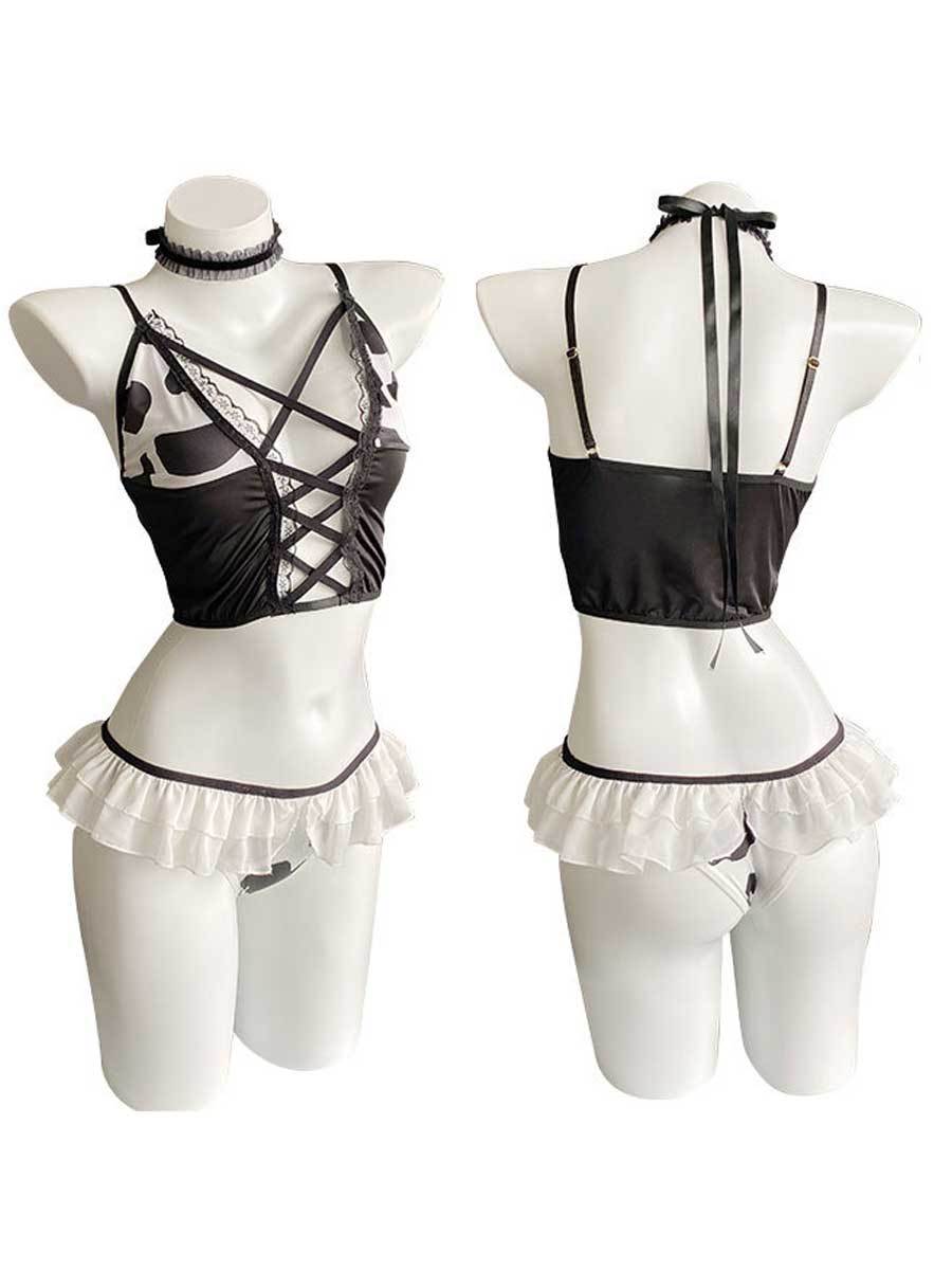 Milk Cow Bra and Panty Set