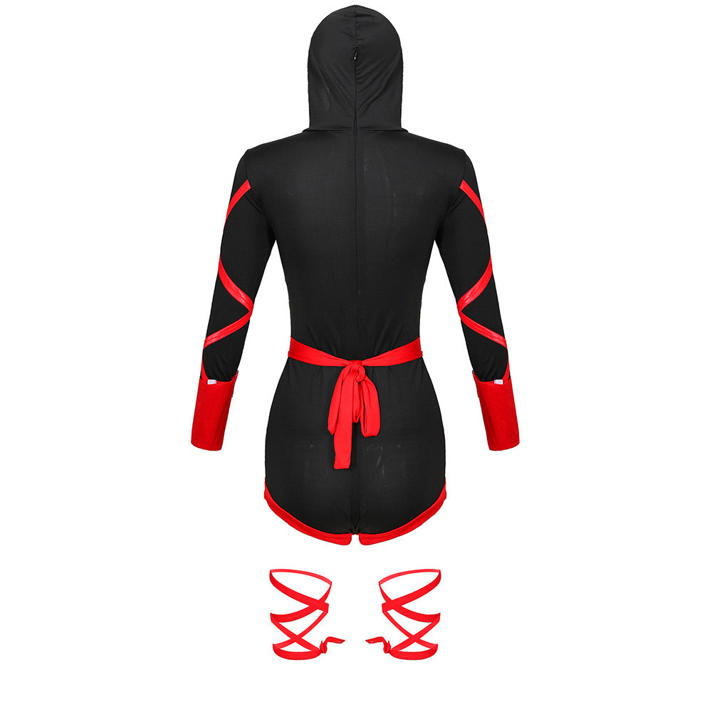 Sexy Ninja Costume Japanese Ninja Cosplay Lingerie Adult Ninja Warrior Romper Outfits
