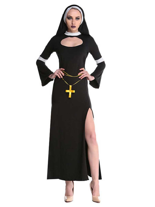 Sister Nun Cosplay Maxi Dress