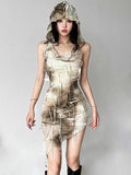 Tie Dye Fringe Hooded Mini Dress - jonesjonas