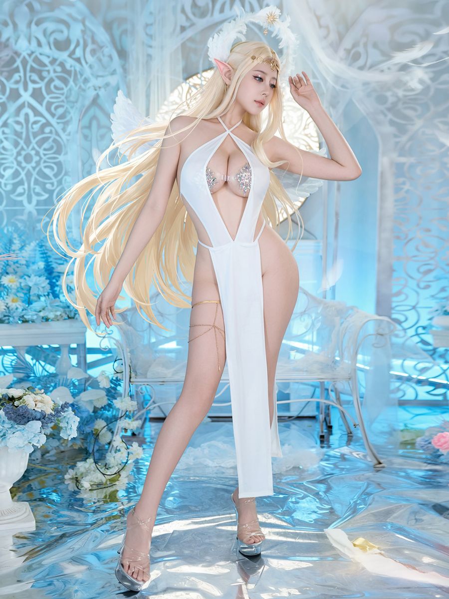 Ancient Golden Goddess Lingerie Set