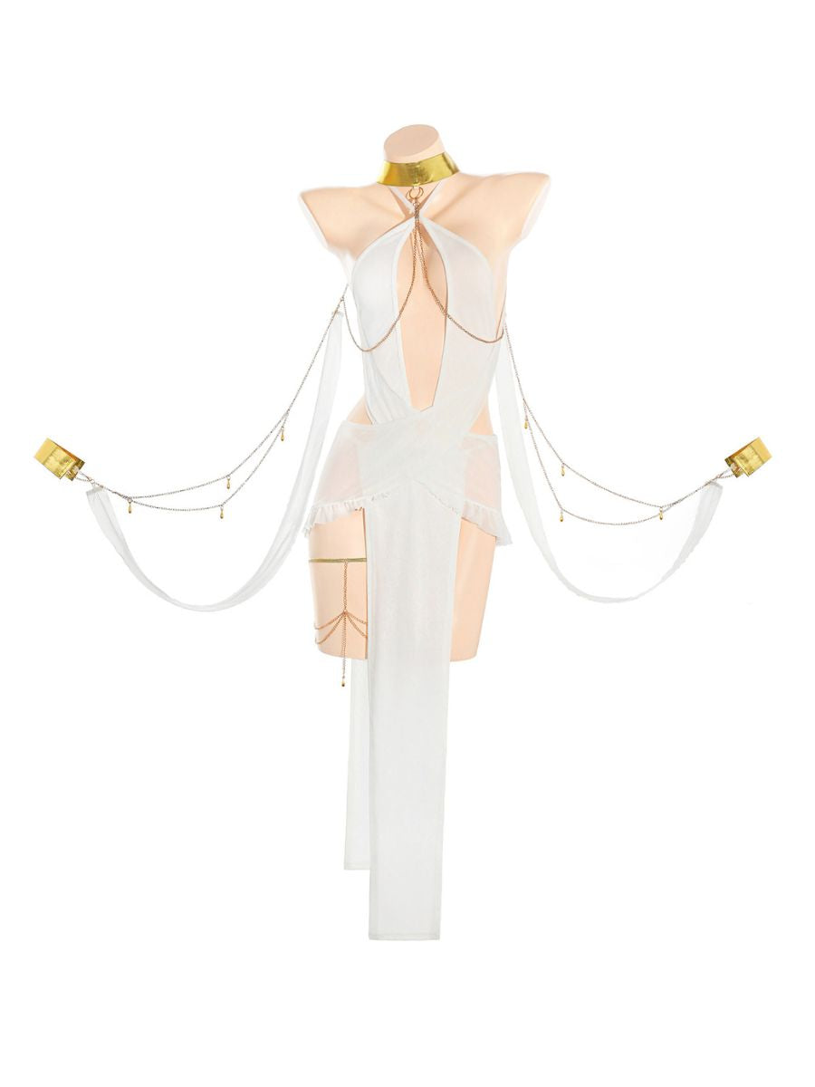 Ancient Golden Goddess Lingerie Set