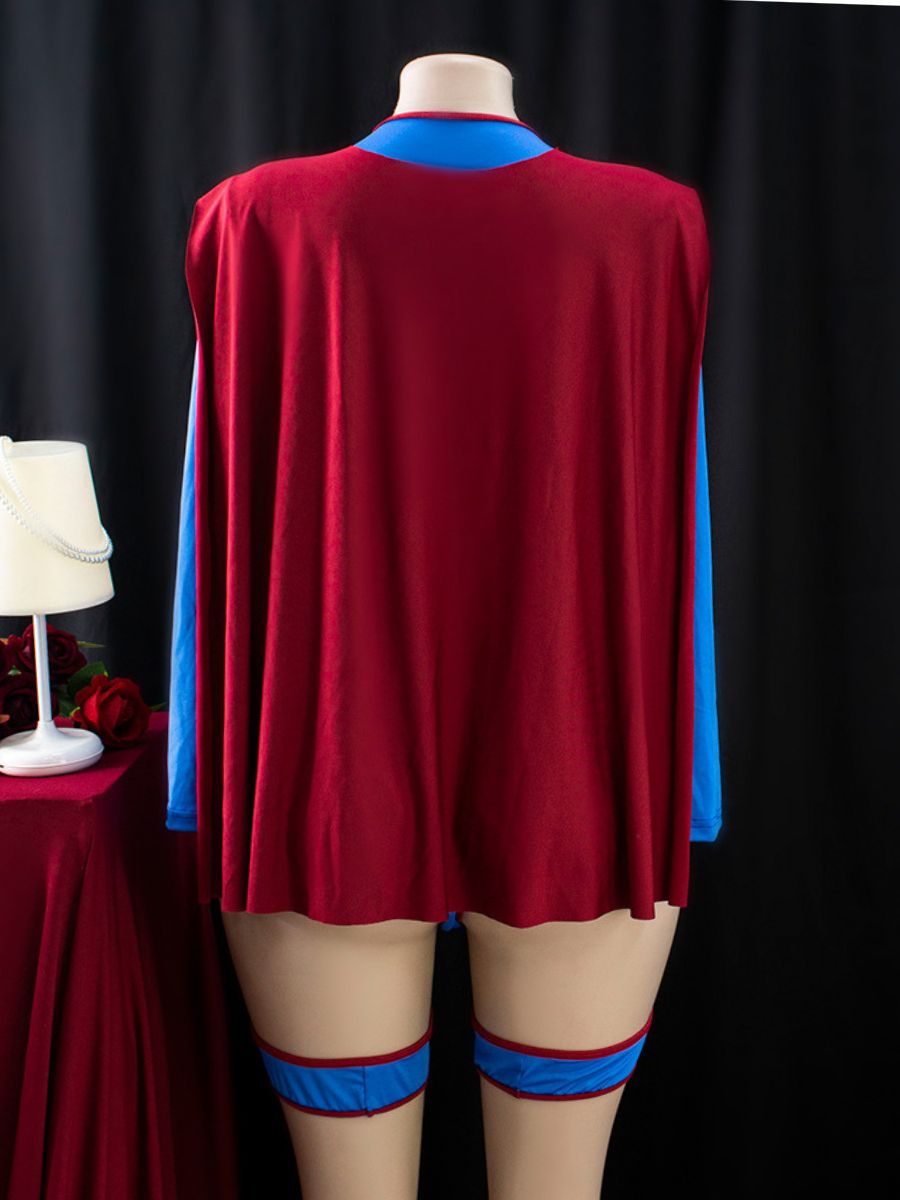 Sultry Superhero Garter Lingerie Set