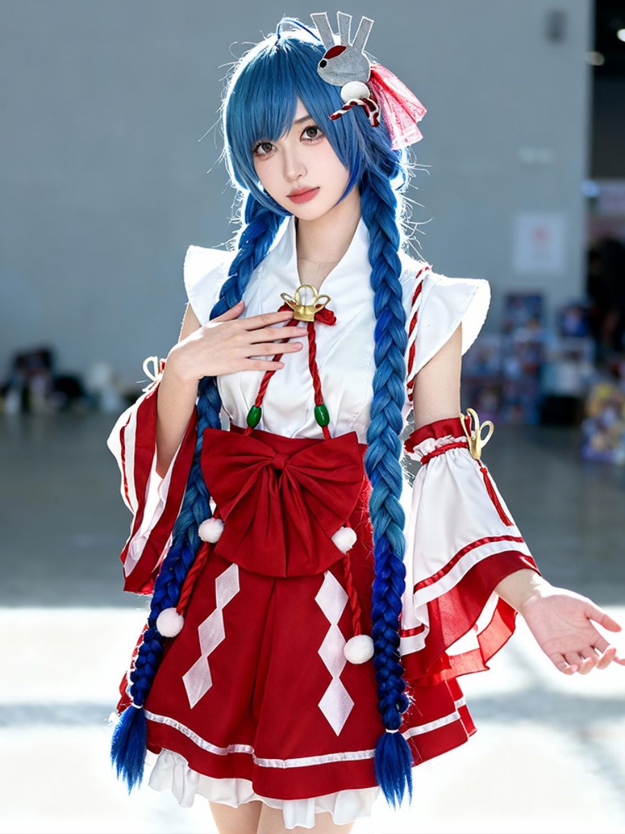 Anime Japanese Shrine Maiden Outfit